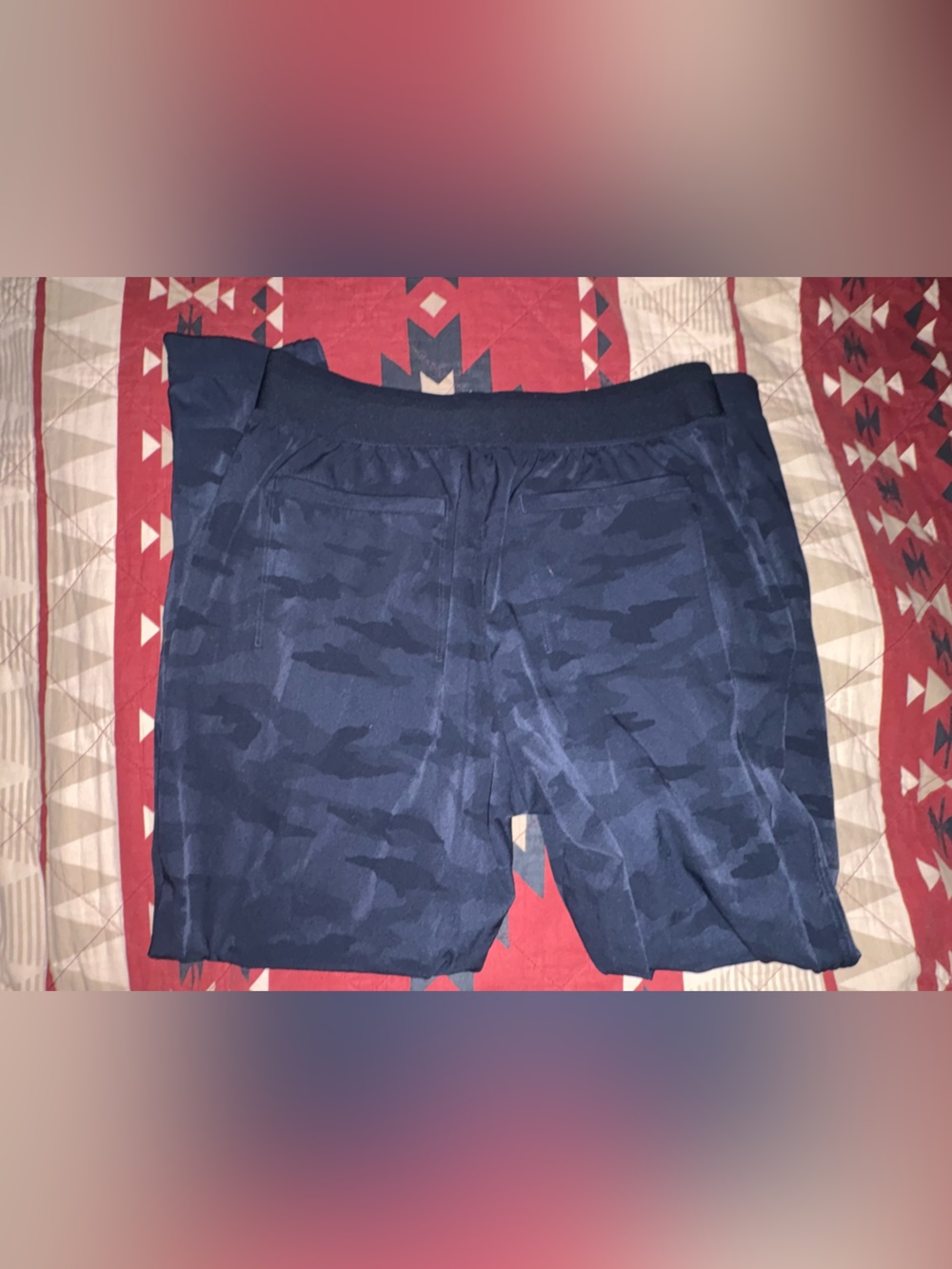 Athleta Navy Camo Joggers